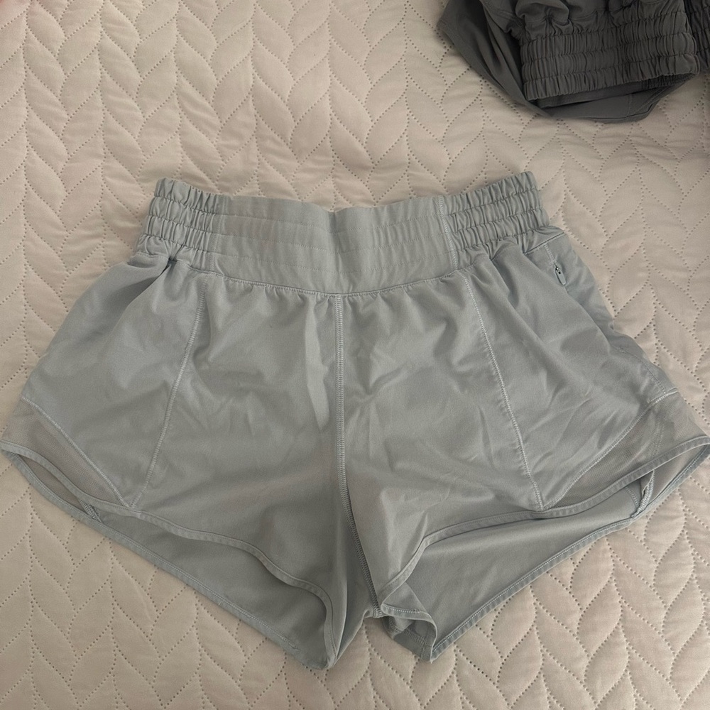 lululemon athletica Light Blue Athletic Shorts